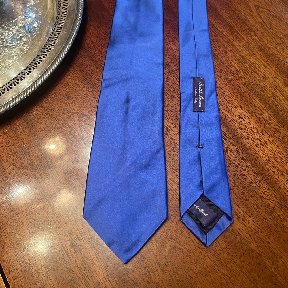 Ralph Laurel Purple Label Silk Tie